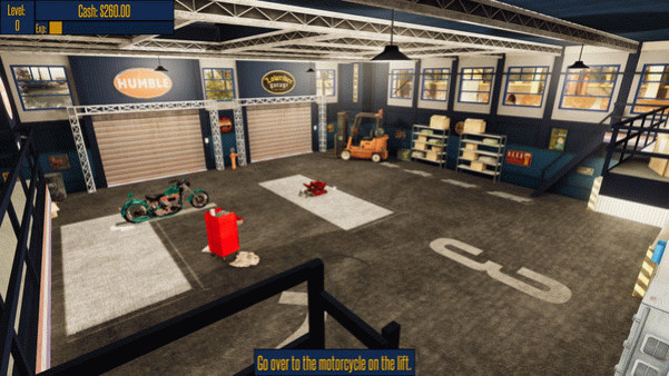 Игра Motorbike Garage Mechanic Simulator, скриншот