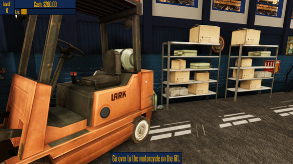 Игра Motorbike Garage Mechanic Simulator, скриншот