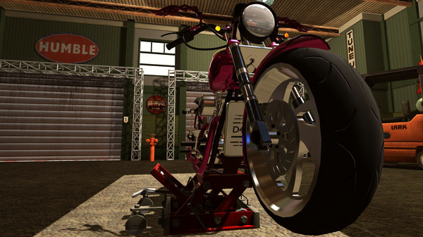 Игра Motorbike Garage Mechanic Simulator, скриншот