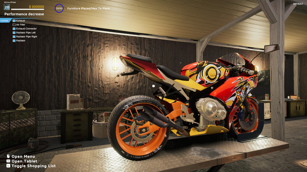Игра Motorcycle Mechanic Simulator 2021, скриншот