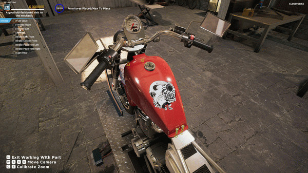 Игра Motorcycle Mechanic Simulator 2021, скриншот