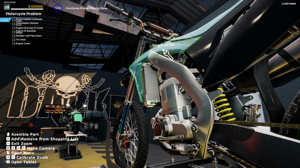 Игра Motorcycle Mechanic Simulator 2021, скриншот