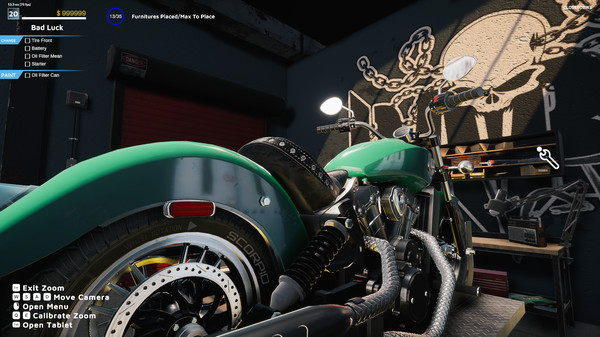 Игра Motorcycle Mechanic Simulator 2021, скриншот