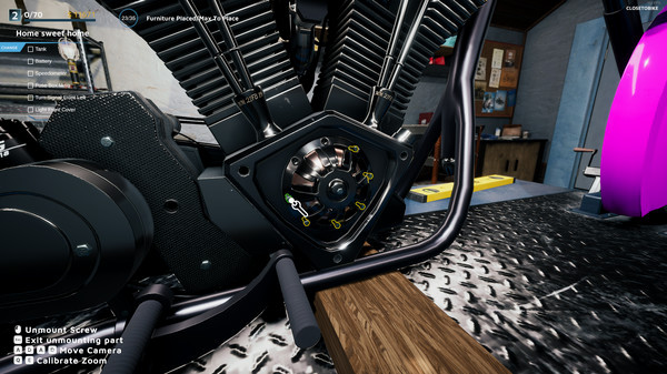 Игра Motorcycle Mechanic Simulator 2021, скриншот