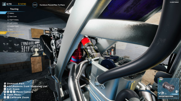 Игра Motorcycle Mechanic Simulator 2021, скриншот