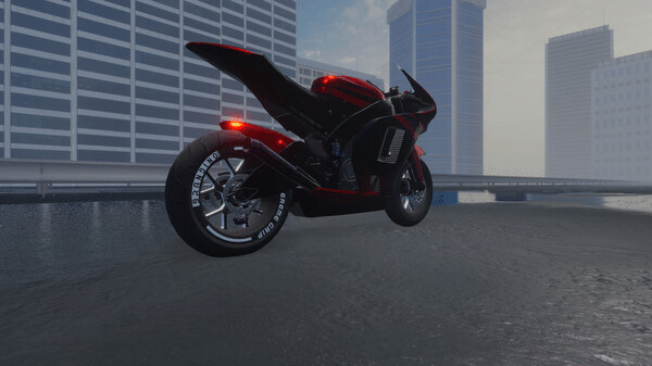 Игра Motorcycle Night Ride, скриншот