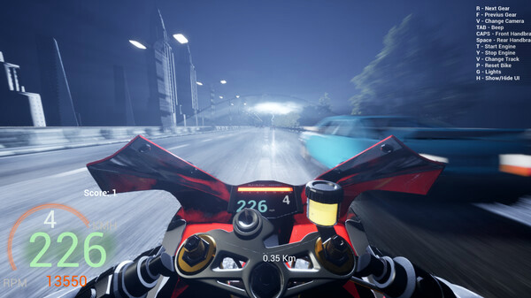 Игра Motorcycle Ride: Infinity, скриншот