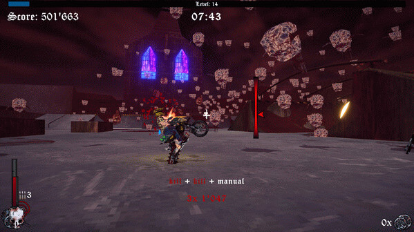 Игра Motordoom, скриншот