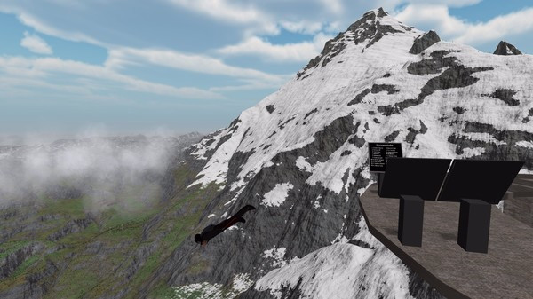 Игра Mount Wingsuit, скриншот
