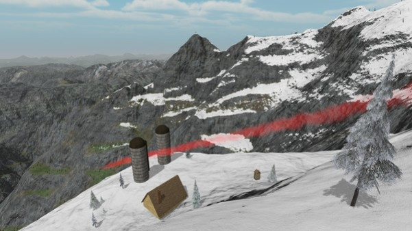 Игра Mount Wingsuit, скриншот