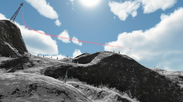 Игра Mount Wingsuit, скриншот