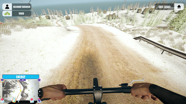 Игра Mountain Bicycle Rider Simulator, скриншот