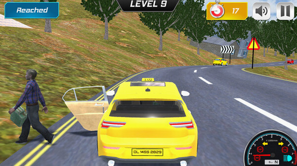 Игра Mountain Taxi Challenge, скриншот