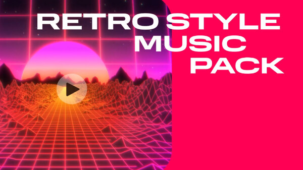Игра Movavi Video Editor 2024 - Retro Style Music Pack, скриншот