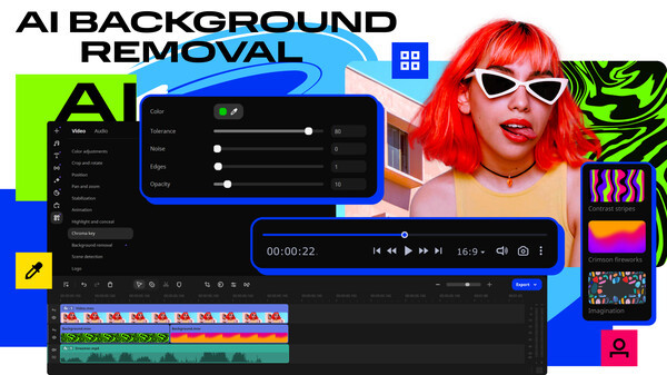 Игра Movavi Video Editor 2024, скриншот