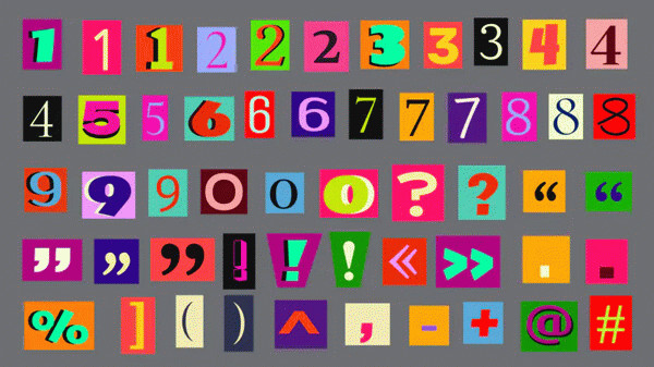 Игра Movavi Video Suite 2024 - Cutout Alphabet Pack, скриншот