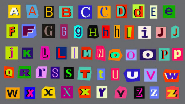 Игра Movavi Video Suite 2024 - Cutout Alphabet Pack, скриншот