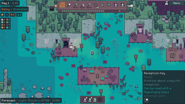 Игра Mudborne: Frog Management Sim, скриншот