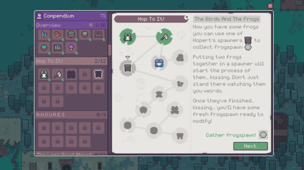 Игра Mudborne: Frog Management Sim, скриншот