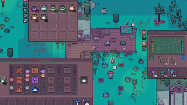 Игра Mudborne: Frog Management Sim, скриншот