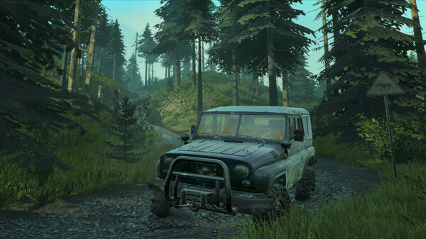 Игра MudRunner VR, скриншот