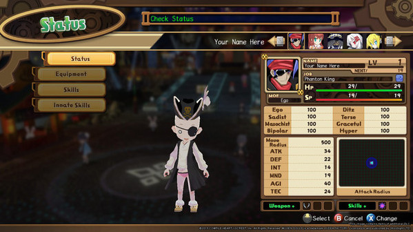 Игра Mugen Souls, скриншот