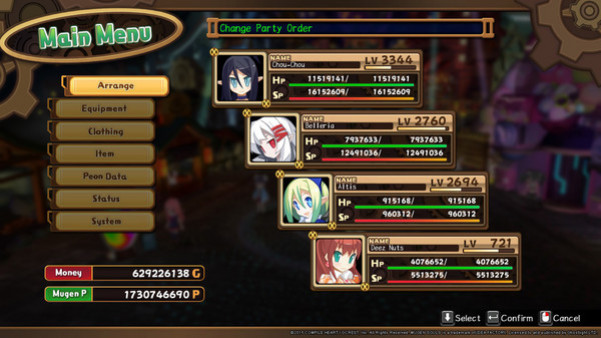 Игра Mugen Souls, скриншот
