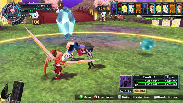 Игра Mugen Souls Z, скриншот