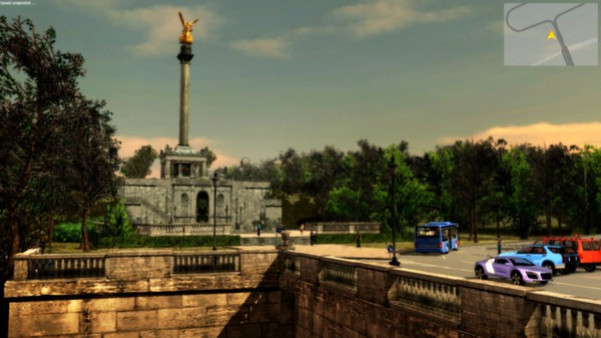 Игра Munich Bus Simulator, скриншот