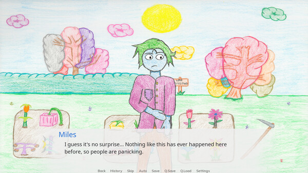 Игра Murder in Crayontopia, скриншот