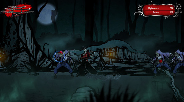 Игра Musashi vs Cthulhu, скриншот