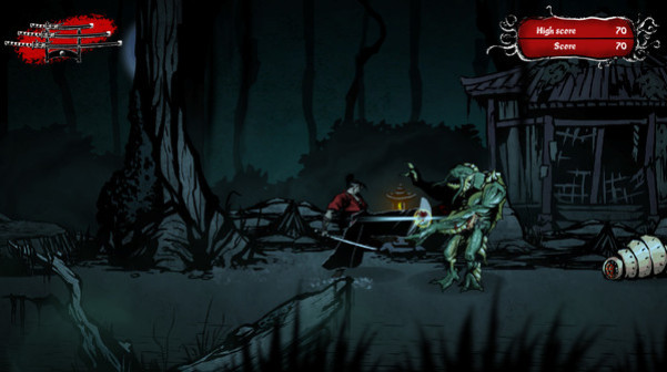 Игра Musashi vs Cthulhu, скриншот