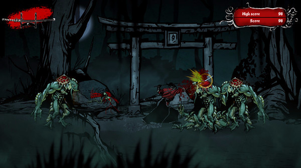 Игра Musashi vs Cthulhu, скриншот