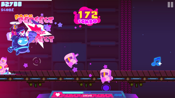 Игра Muse Dash, скриншот