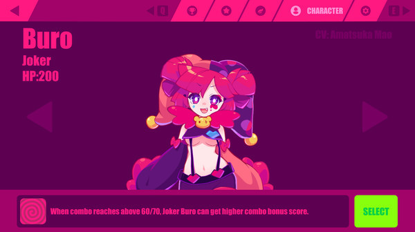 Игра Muse Dash, скриншот
