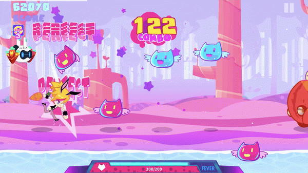 Игра Muse Dash, скриншот