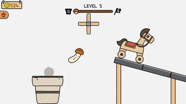 Игра Mushroom Jump! Miracle, скриншот