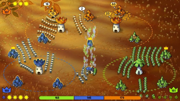 Игра Mushroom Wars, скриншот