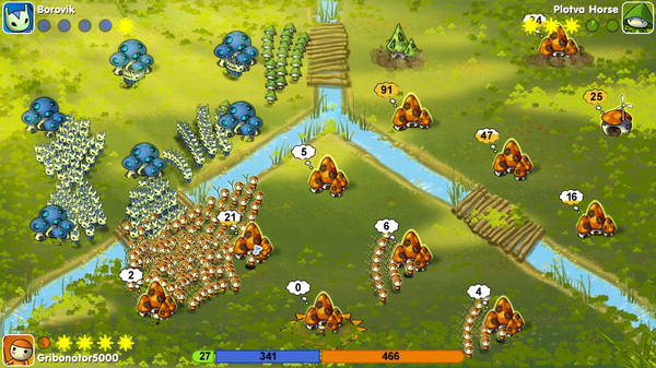Игра Mushroom Wars, скриншот