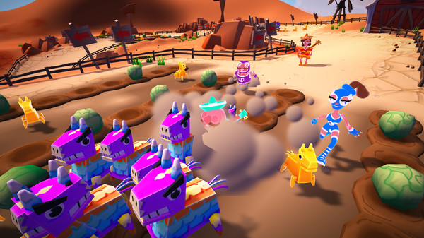 Игра Must Dash Amigos, скриншот