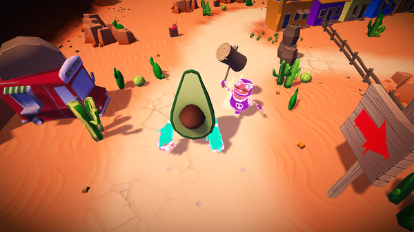 Игра Must Dash Amigos, скриншот