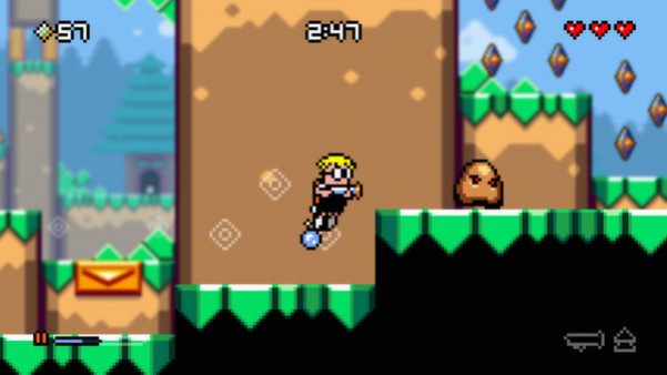 Игра Mutant Mudds Deluxe, скриншот