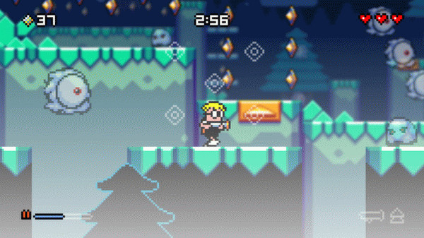 Игра Mutant Mudds Deluxe, скриншот