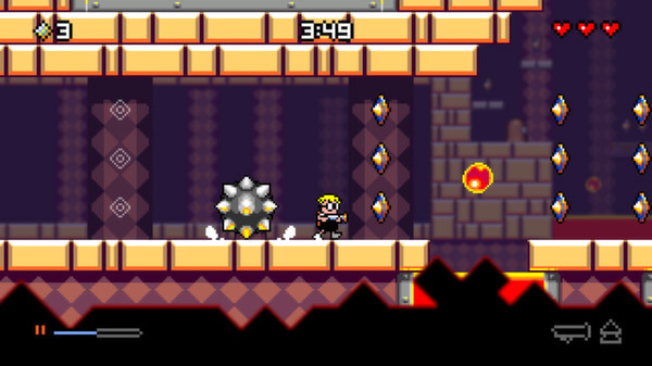 Игра Mutant Mudds Deluxe, скриншот