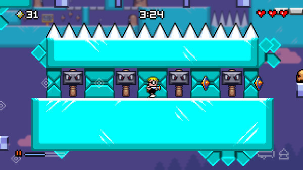 Игра Mutant Mudds Deluxe, скриншот