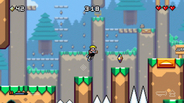 Игра Mutant Mudds Deluxe, скриншот