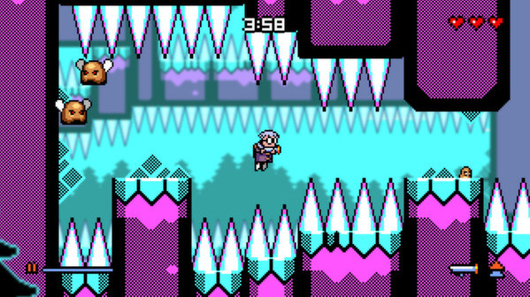 Игра Mutant Mudds Deluxe, скриншот