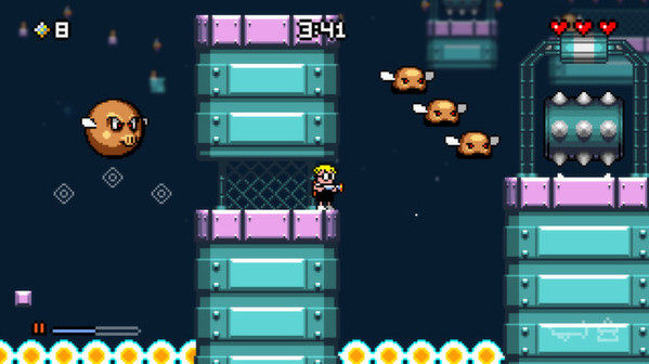 Игра Mutant Mudds Deluxe, скриншот