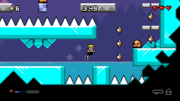 Игра Mutant Mudds Deluxe, скриншот