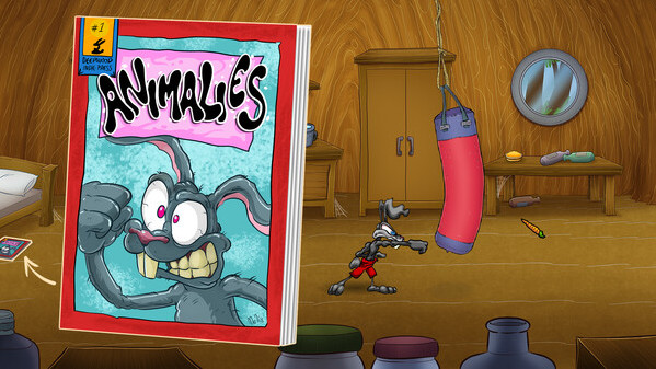 Игра Mutants Ate My Carrots - Animalies Comic Book, скриншот